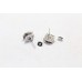 Spinner Stud Earrings 925 Sterling Silver Zircon Stones Women Handmade Gift C55